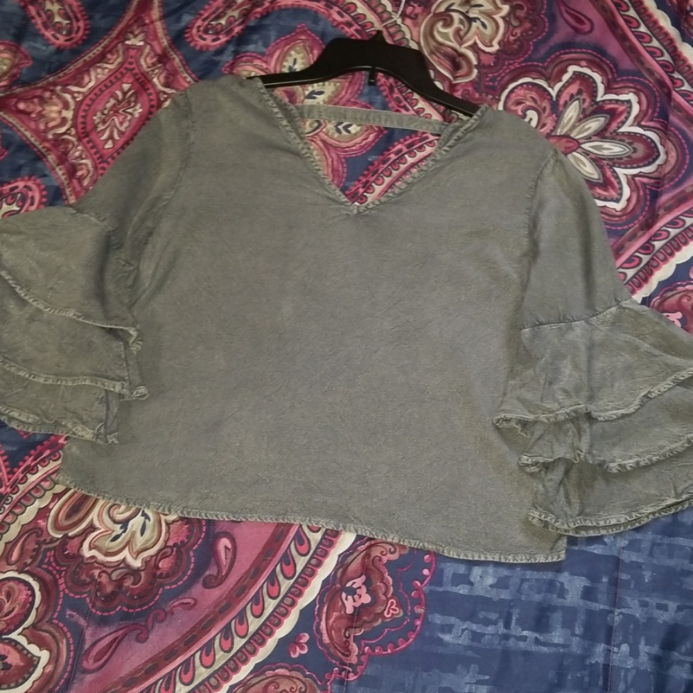 Cute Jean Crop Top